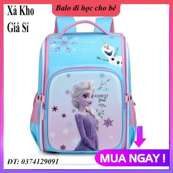 Balo Chống Gù Hình Spiderman, Elsa Cho Học Sinh Tiểu Học Lớp 1-4, Ba Lô Hộp Hình Elsa 3D, Cặp Sách
