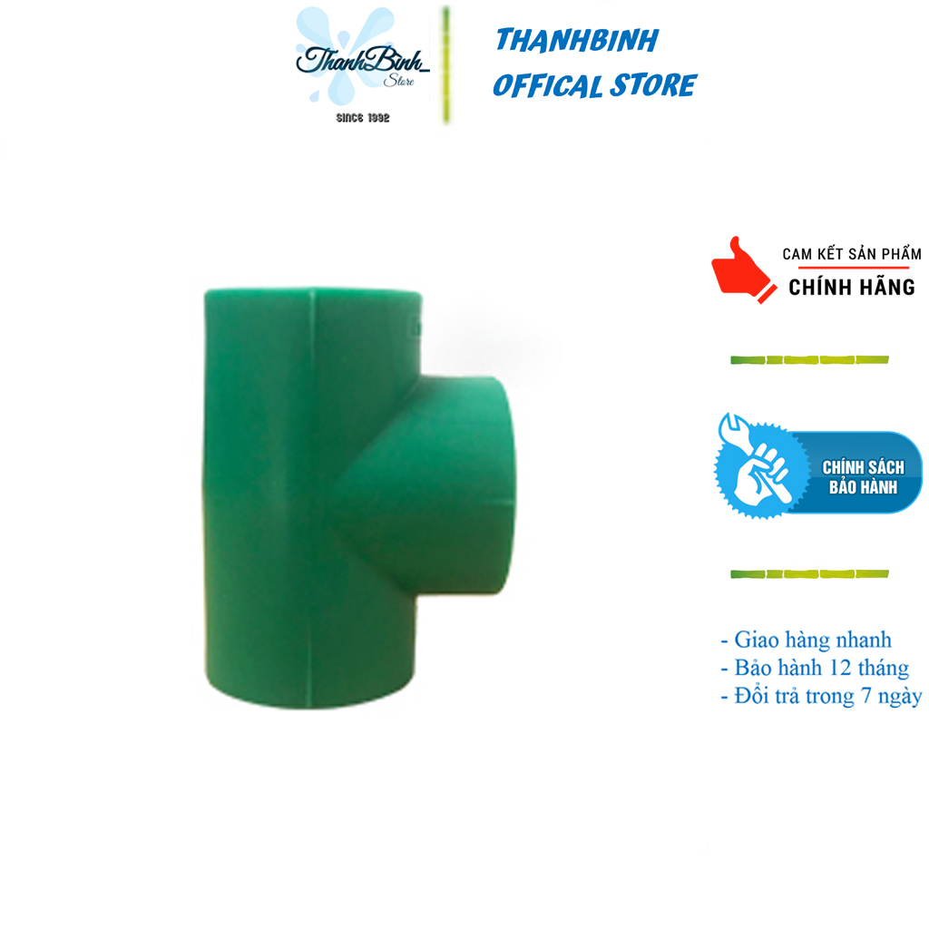 Tê nhiệt 25 mm/ tê đều 90 độ ppr phi 25 mm- europipe