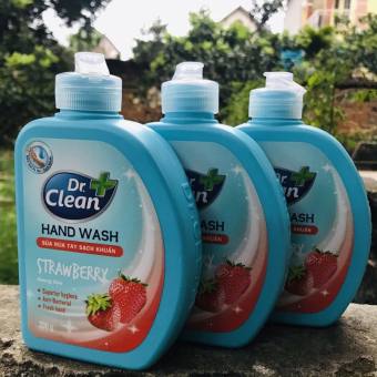 Sữa rửa tay diệt khuẩn Dr.clear 200 ml Hương dâu