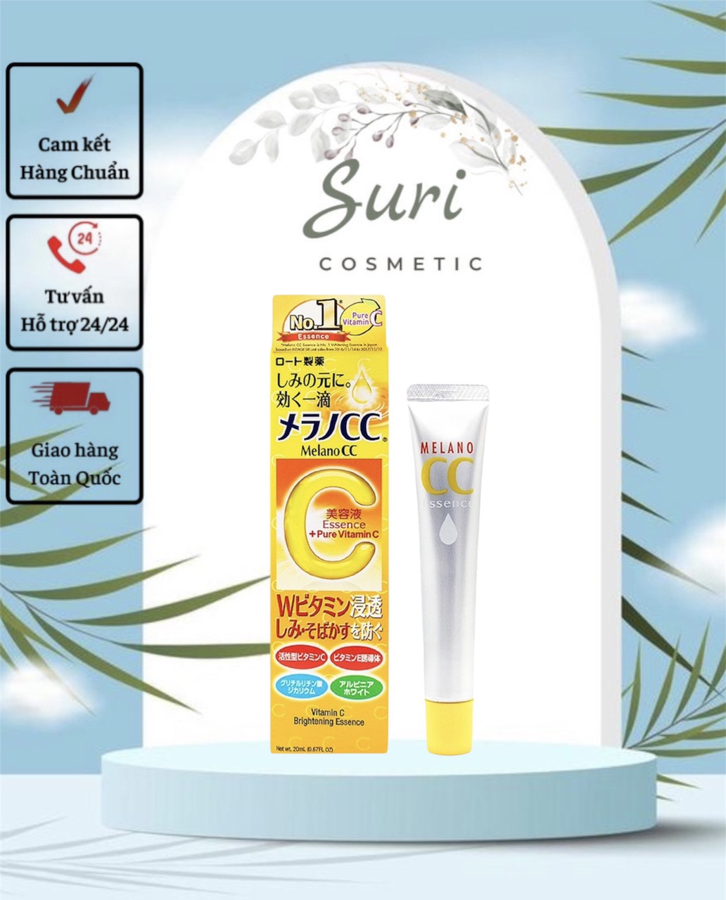 Tinh Chất Dưỡng Da Vitamin C Melano CC Whitening Essence 20ml