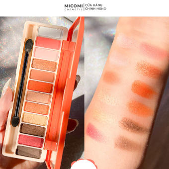 Bảng Phấn Mắt Nhũ Lì 12 Màu Có Gương Kèm Cọ Đánh Mắt Trang Điểm Make Up Nội Địa Trung Play Color MICOMI Cosmetics