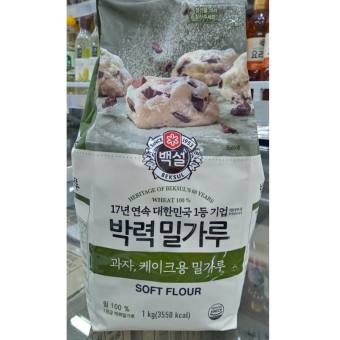 Bột Mì Hàn Quốc soft flour Chuyên Dùng Làm Bánh Bông Lan, Bánh Nướng 1Kg - 박력분