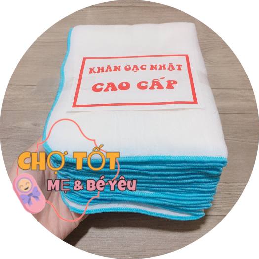10 Khăn Sữa Cho Bé 5 Lớp Khăn Xô Sữa Khăn Gạc Nhật Cao Cấp Cỡ Lớn (khăn sữa cho bé loại dầy đẹp mềm mịn thấm nước)