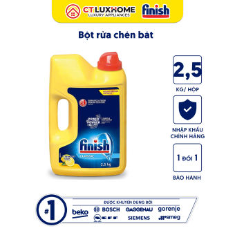 Bột rửa chén bát Finish Classic hương chanh 2.5kg