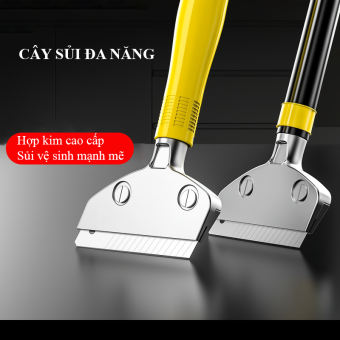 Cây sủi cán dài đa năng DELIXI dao cạo ron keo thừa sủi tường vệ sinh bề mặt tiện dụng sủi sơn siêu sắc bén