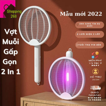 Vợt Muỗi, Vợt Muỗi Điện Quang, Vợt Bắt Muỗi Thông Minh Gấp Gọn 3 In1, Kiên Đèn Bắt Muỗi Tự Động Ban Đêm 3 Lớp Lưới Bảo Vệ An Toàn, Vợt Bắt Muỗi Gấp Gọn, Vợt Bắt Muỗi Tự Động