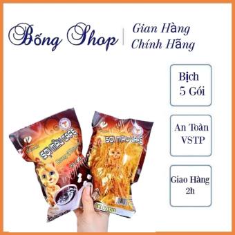 5 Gói Snack Sợi Màu Cafe Hương Vị Thơm Ngon