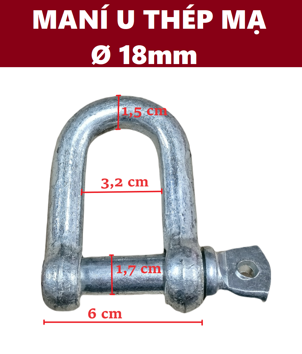 Ma ní U [ Ø 18mm ]