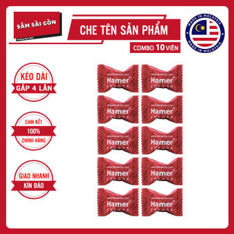 Lẻ 10 Viên Kẹo Sâm Malaysia 37F.82K Nhập Khẩu - Tăng Cường Sinh.Lý