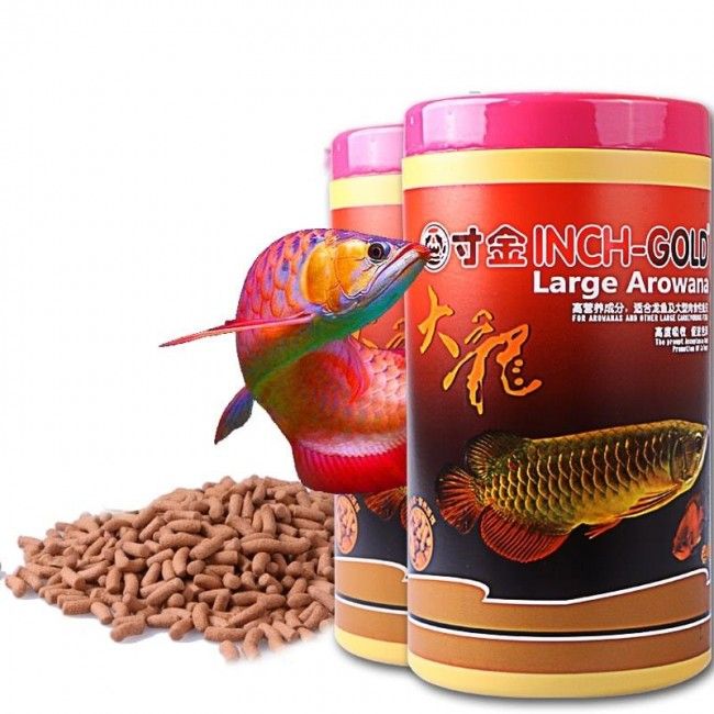 Thức ăn cá rồng inch gold 454gr a393