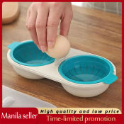 Round Shape Egg Steamer: Microwaveable Egg Cooker by 