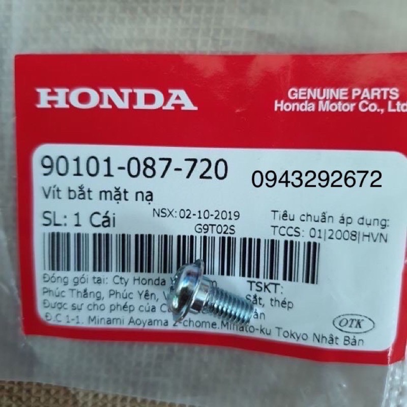 Vít bắt mặt nạ / cao su mặt nạ Dream Honda