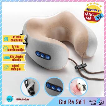 Gối massage vòng cổ chữ U đa năng cao cấp, 3 chế độ thông minh GỐI MASSAGE VÒNG CỔ CHỮ U ĐA NĂNG Gối mát xa cổ. Gối massage vai gáy vòng cổ chữ U đa năng Gối massage cổ đa năng hình chữ U  Gối Massage Cổ Chữ U