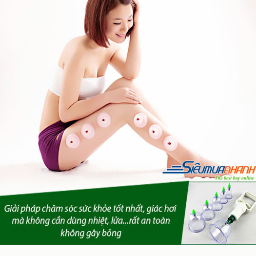 [ XẢ HÀNG ] Dụng cụ giác hơi  Cửa Hàng Bán Thiết Bị Y Tế Bộ Giác Hơi chân không - Bộ Dụng Cụ Giác Hơi 12 Ly Không Dùng Lửa Duy Thành Giác Hơi Ngay Tại Nhà Tiện Lợi