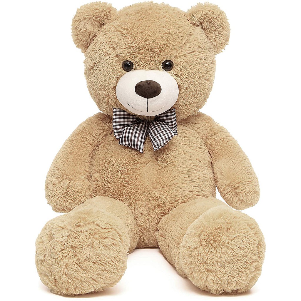 life size white teddy bear