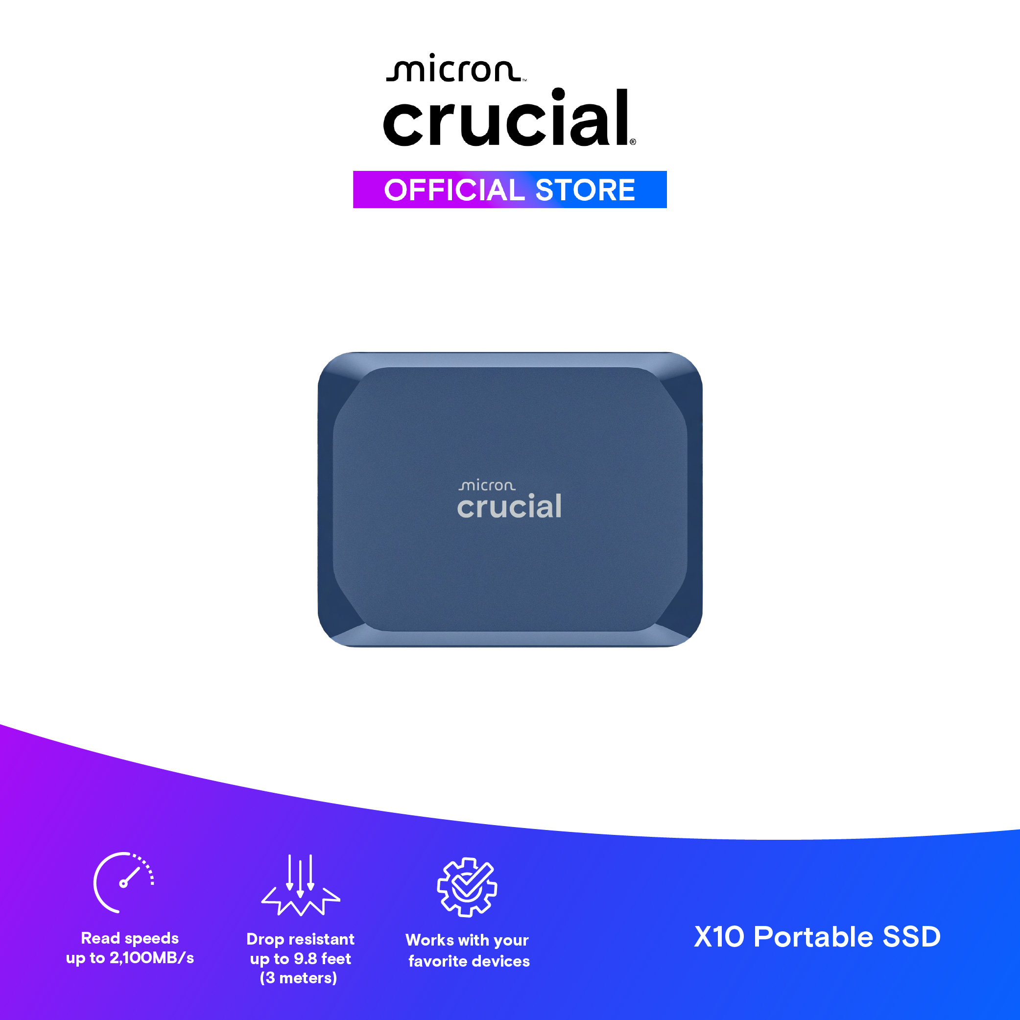 Crucial MX500 2.5 Internal SATA SSD ( 250GB / 500GB / 1TB / 2TB