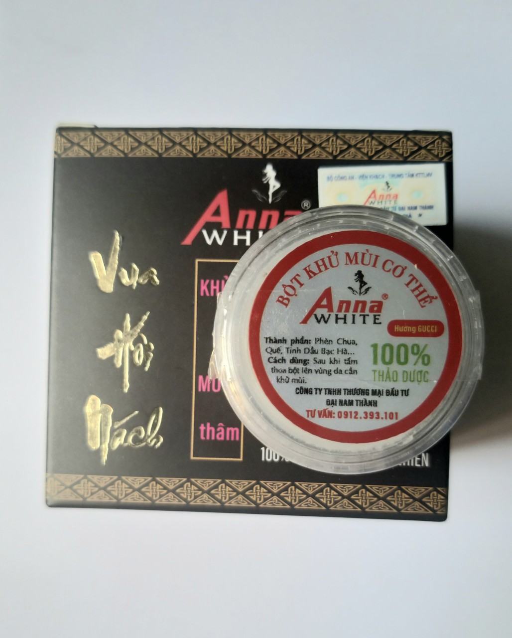 Bột khử mùi hôi vùng nách