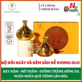Bộ đôi Kem Nám Sâm Đế Vương Olic ngày và đêm - kèm phiếu bảo hành