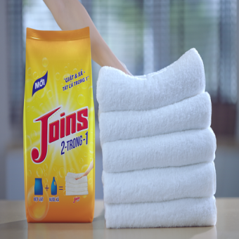 Bột giặt xả 2in1 Joins 800gr