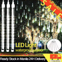 2025 Abenkle Meteor Shower Rain Lights Solar Outdoor Waterproof 8 Tubes 30cm 45cm Christmas Light Outdoor Garden Holiday Wedding Party Decoration On Sale New Year Christmas Decoration
