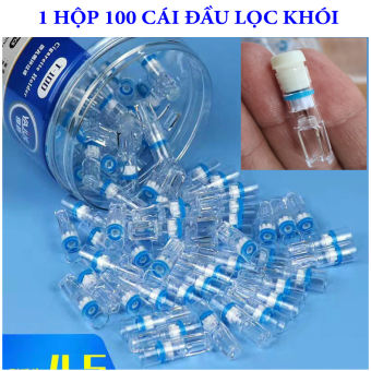 Hộp 100 đầu lọc, Đầu lọc 100, Đầu lọc khoi' Hộp 100 cái