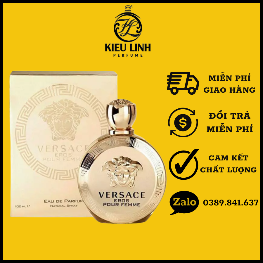Nước hoa nữ versace eros pour femme eau de parfum 100ml