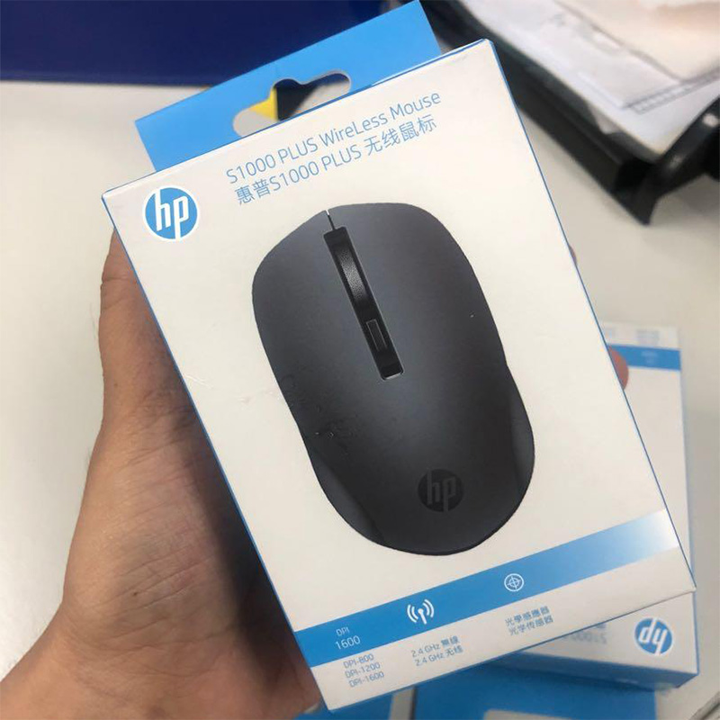 Chuột không dây hp s1000 plus wireless mouse 1600dpi