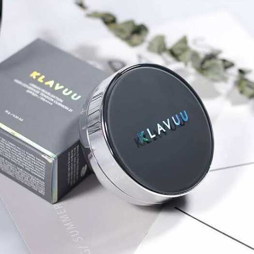 Cushion Phấn Nước Klavuu Urban Pearlsation High Coverage Tension( Màu Xám + Xanh)