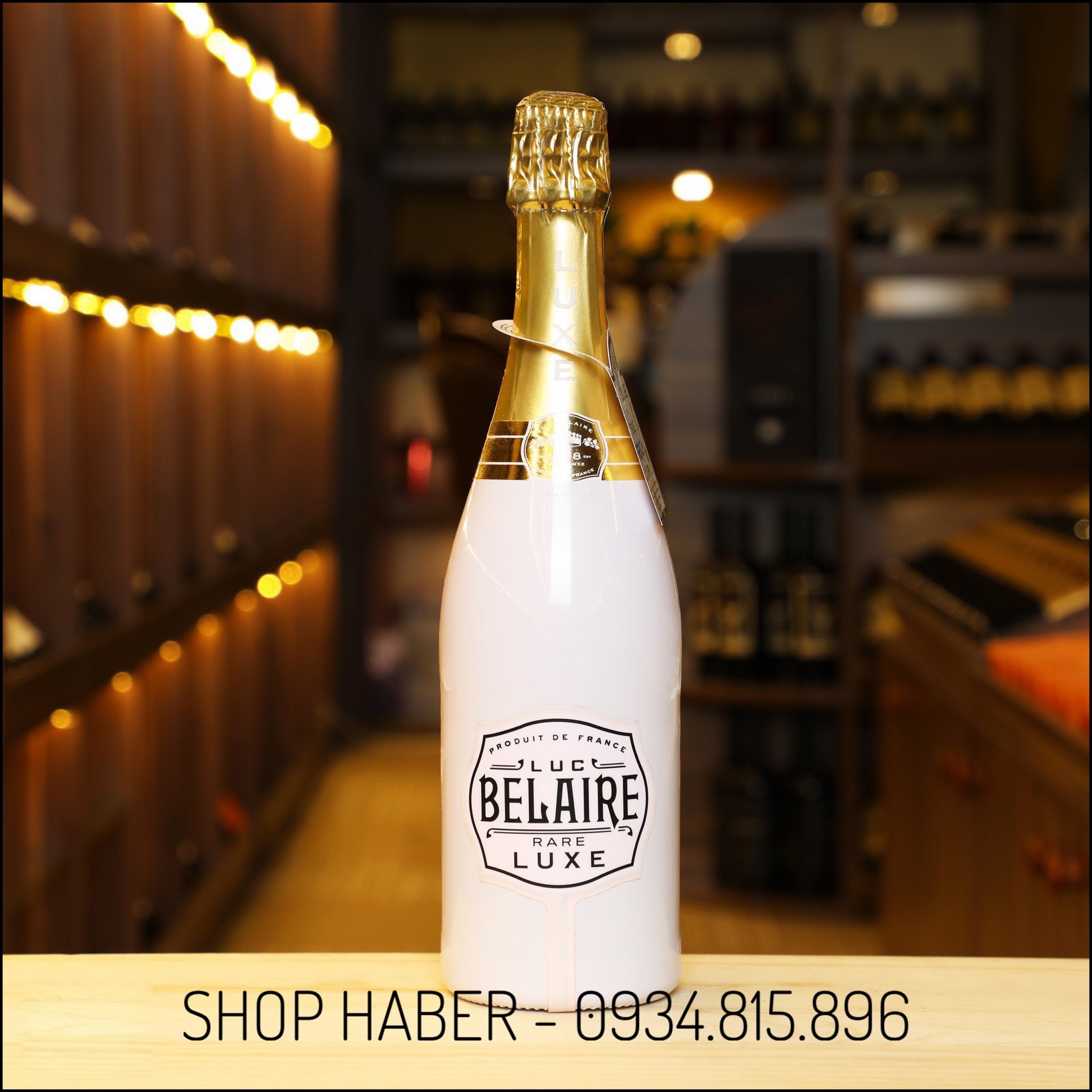 Luc belaire rare luxe/có đèn - chai/750ml