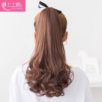 Tóc giả nữ ❤️Tóc buộc giả xoăn đuôi