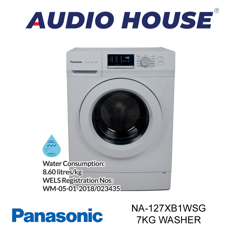 panasonic na 127xb1wsg 7kg front load washer