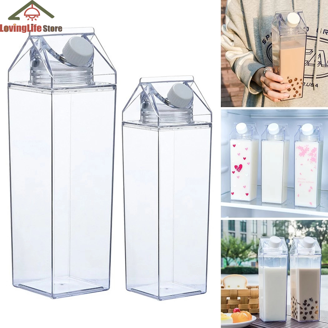 500/1000ml Transparent Squeeze Bottle Sharp Mouth Bottles Small