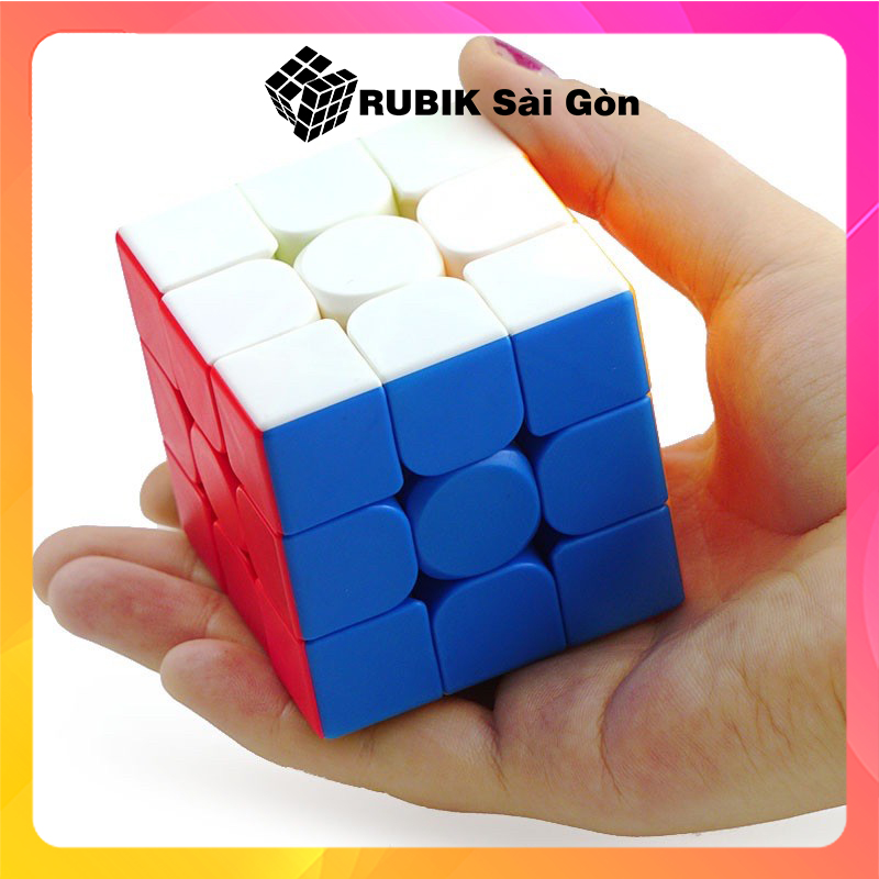 Rubik 3x3 Dễ Chơi Cho Người Mới Moyu Meilong 3 - Ru bíc Xoay Mượt, Lõi Cứng Cáp, Bền - Rubic Stickerless MFJS