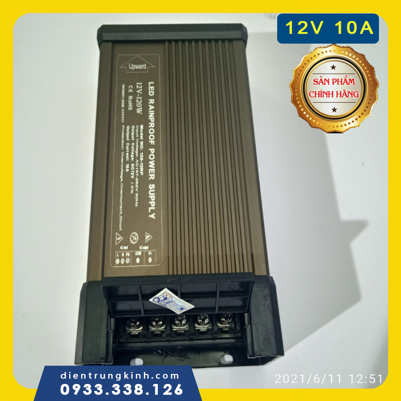 Nguồn Tổ Ong Ngoài Trời 12V 10A chất lượng tốt, chống mưa, chống bụi, độ tin cậy cao, giá rẻ
