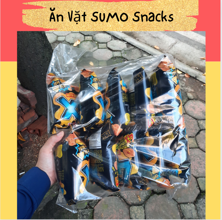 Bịch 10 gói bim bim snack bắp 4x vị pho mai oishi 16g