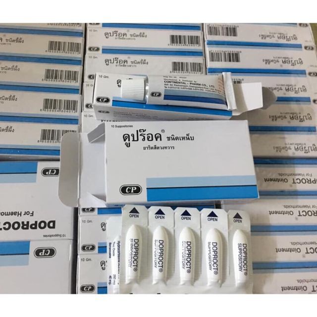 Viên Đặt & Kem Bôi Trĩ Doproct Thái Lan chính hãng
