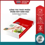Găng tay phân hủy sinh học SUNHOUSE KS-PG290 không gây hại cho tay, không ảnh hưởng tới thực phẩm - Tự hủy dưới tác động của độ ẩm, môi trường