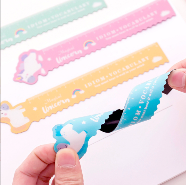 Thước kẻ 15cm nhựa dẻo - bền và đẹp