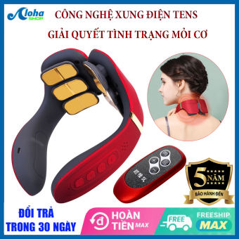 Máy massage cổ vai gáy thông minh - 12 Đầu Mát Xa Điện Xung, 12 Chế Độ, 20 Mức Cường Độ Matxa Chuyên Sâu - Máy mát xa cổ vai gáy - Máy matxa cổ vai gáy - May massage