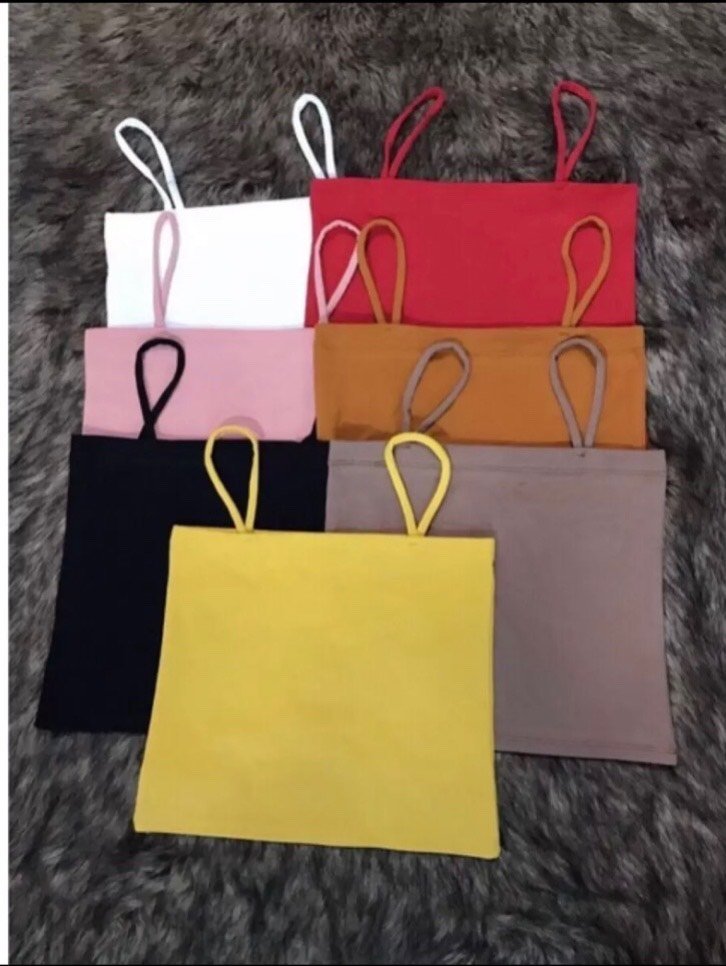 Áo thun nữ 2 dây dáng ôm, áo 2 dây nữ croptop,chất vải thun cotton mềm mịn, đẹp,co giãn SIZE từ 35kg đến 50kg