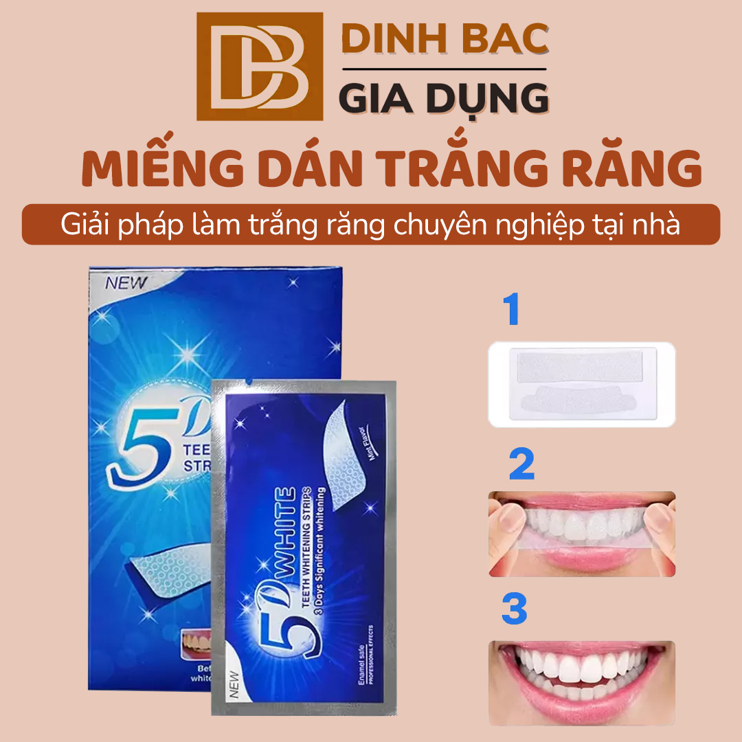 Miếng dán làm trắng răng tiện lợi Đình Bắc Store