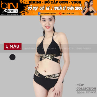 Bikini Đồ Bơi Nữ 2 Mảnh Moschino Freesize Bin Sports BHV005