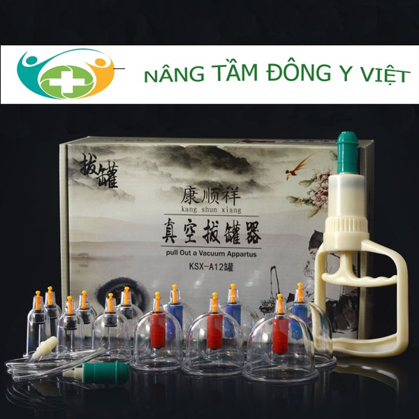 BỘ GIÁC HƠI KHÔNG DÙNG LỬA 24 ỐNG CAO CẤP TRONG Y HỌC CỔ TRUYỀN