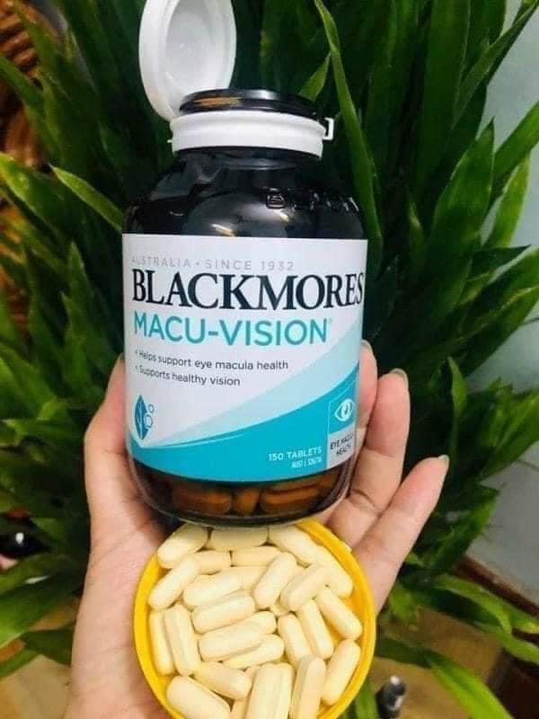 Viên uống bổ mắt blackmores macu vision tăng cường thị lực 125 viên úc