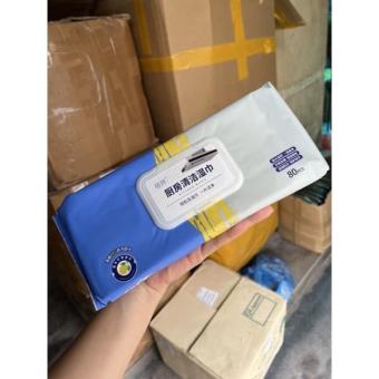 Khăn ướt lau bếp đa năng gói 80 tờ