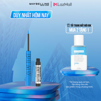 Bút Kẻ Mắt Nước 6 Màu Tattoo Liner Play 48H Lâu Trôi Maybelline New York 2.1ml