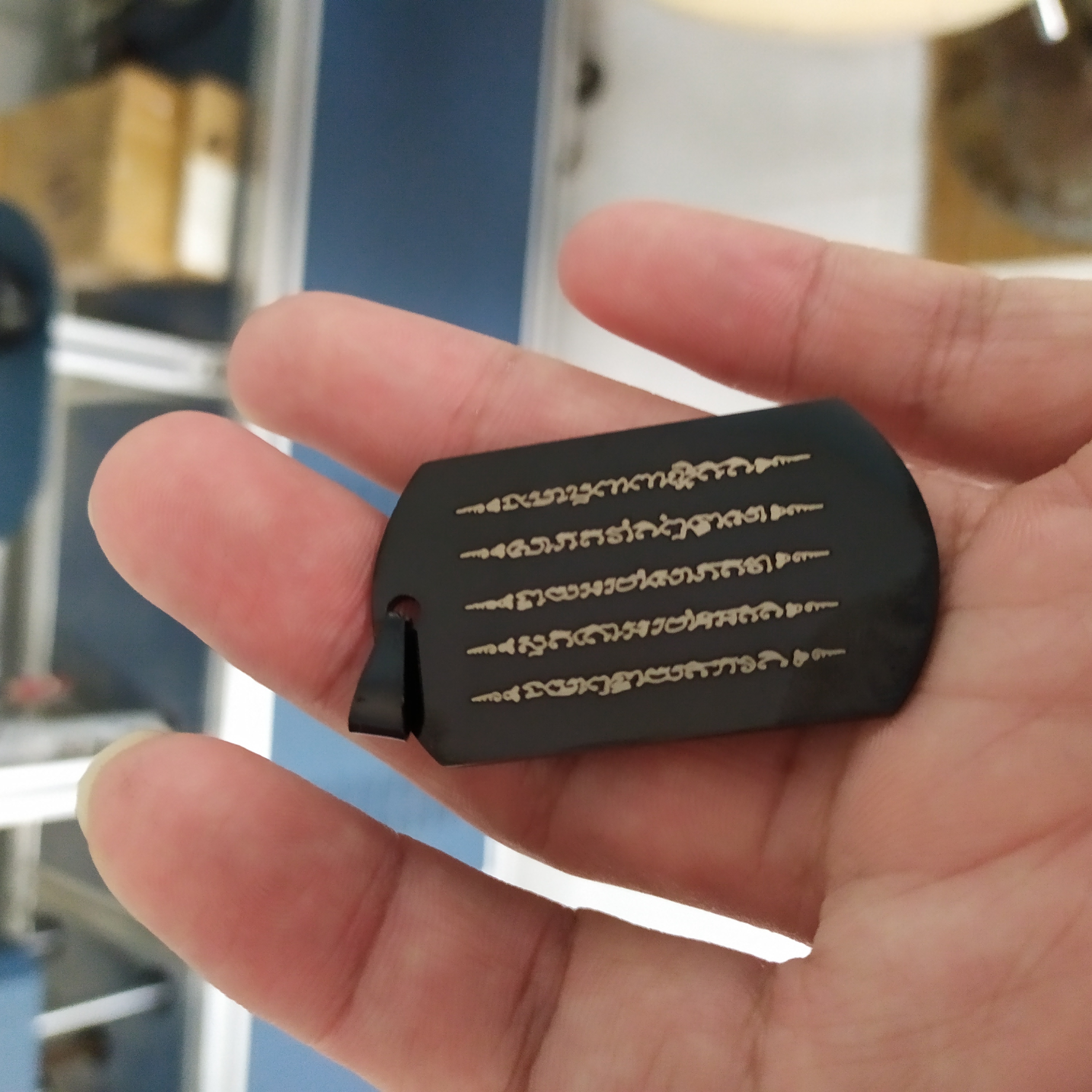 Mặt Dây chuyền (Vòng cổ) thẻ bài dogtag khắc tên theo yêu cầu  (không dây) | vòng cổ dogtag | Dây chuyền dogtag | QUÀ TẶNG LƯU NIỆM