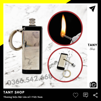 Bật Lửa Kiêm Móc Khóa 2in1 dòng Diêm xăng sinh tồn mẫu đẹp - Hộp quẹt độc lạ Bách Hóa Tany DXCN