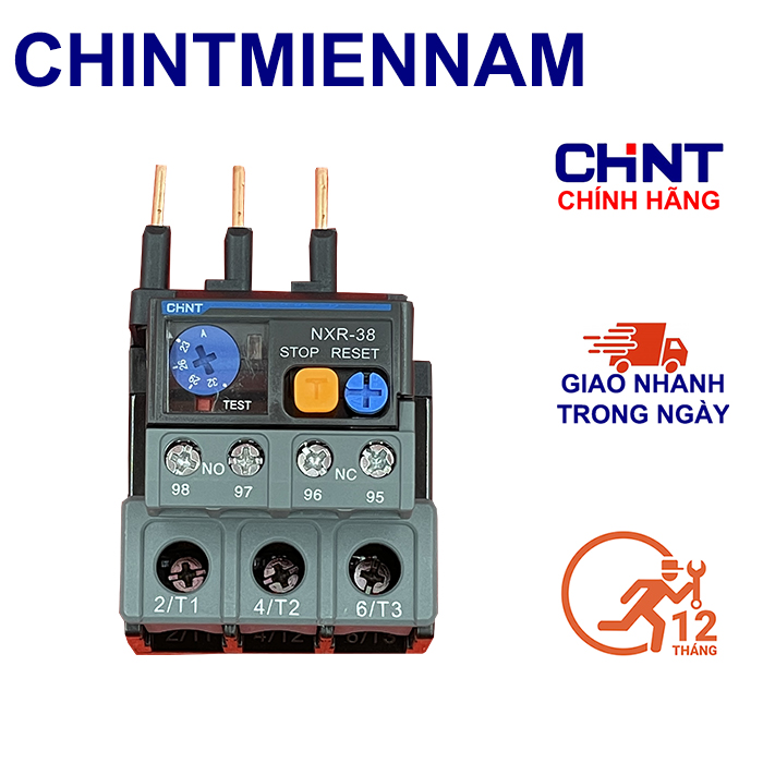 Rơ le nhiệt chint nxr 23-32a, 30-38a bảo vệ quá tải