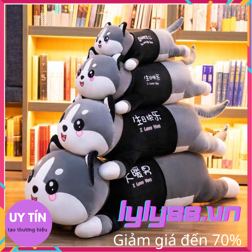 Gấu bông, Gối ôm Mèo dễ thương, thú nhồi bông cao cấp M097